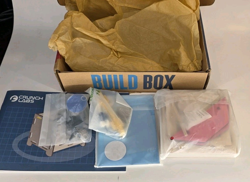 CrunchLabs Mirror Bank Build Box by Mark Rober – Open Box