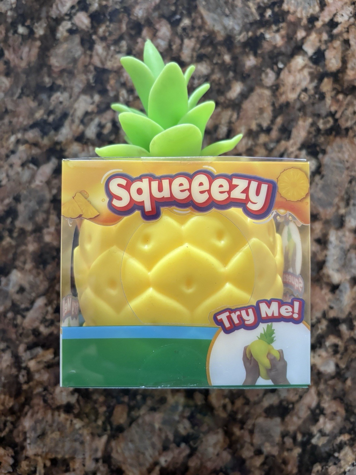 Sunny Days Squeeezy Pineapple – Stress Sensory Fidget Toy New & Sealed