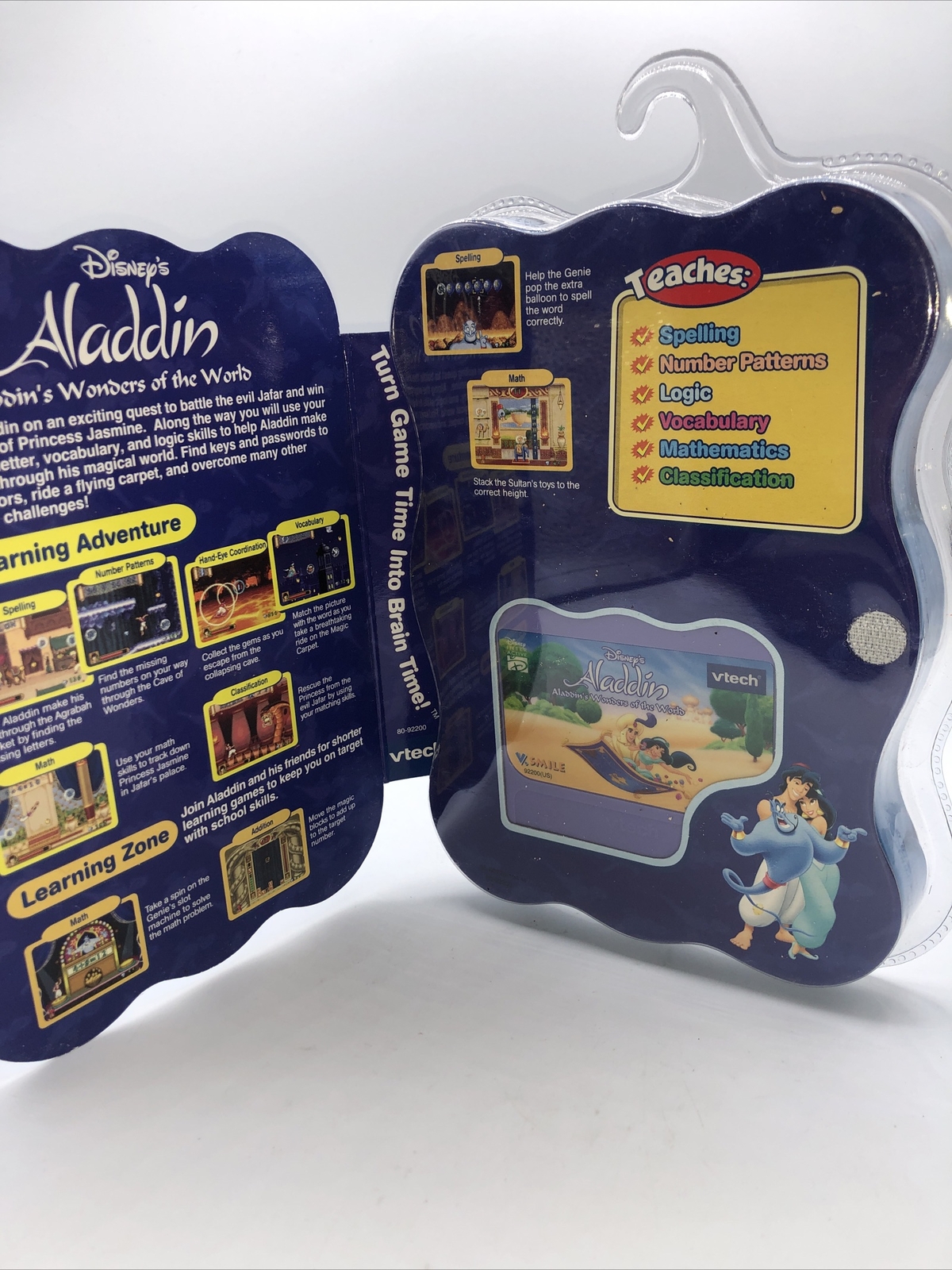 NEW Vtech Smartridge Aladdins Wonders of the World Cartridge V.Smile