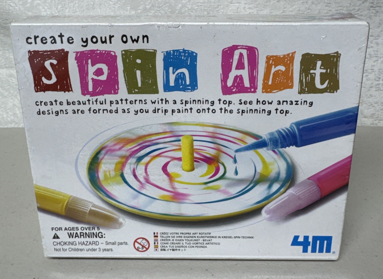 Create Your Own Spin Art 4M Craft Kit Agee 5 And Up U15