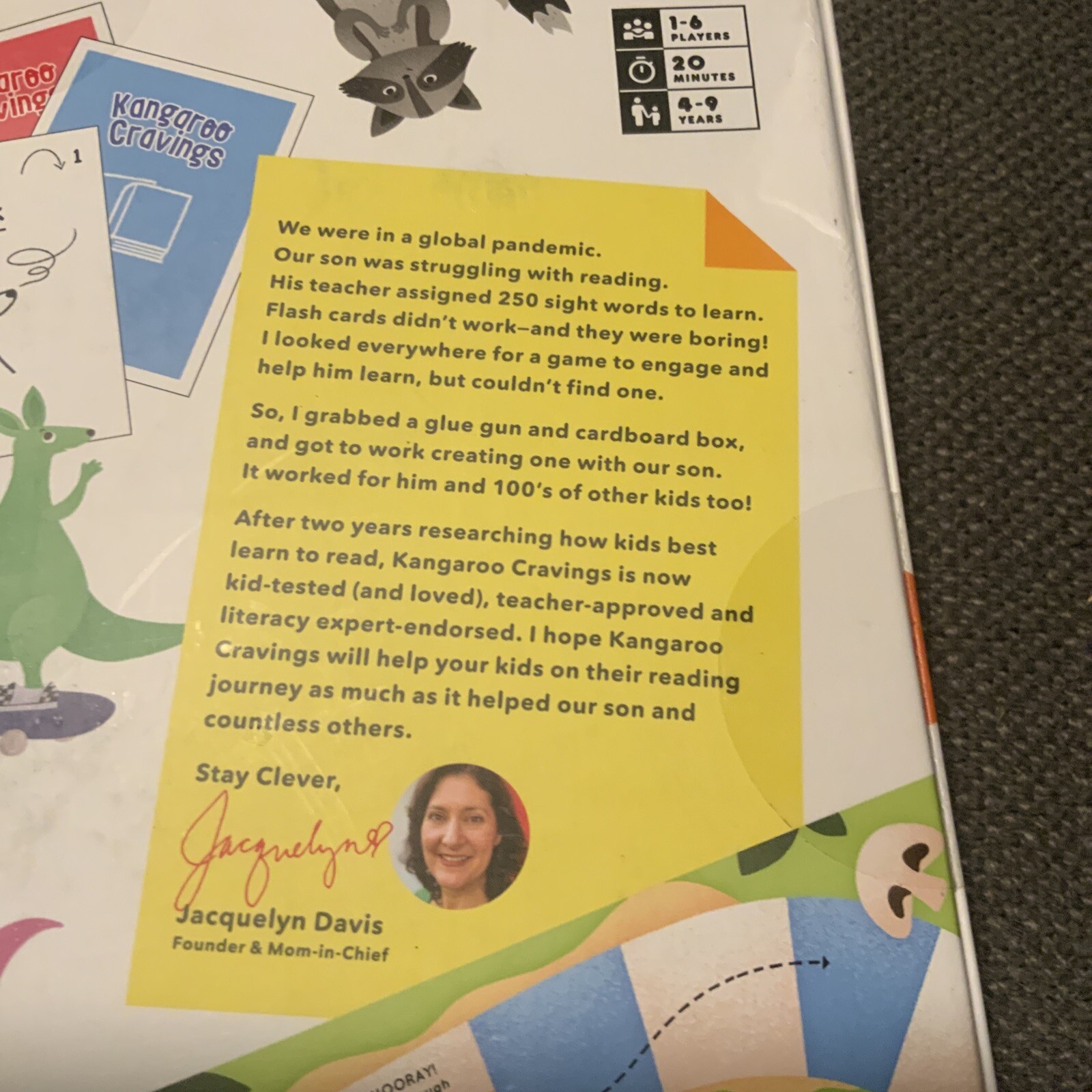 Kangaroo Cravings 300 High-Frequency Sight Words Game – Wrapped Unpunched Pieces