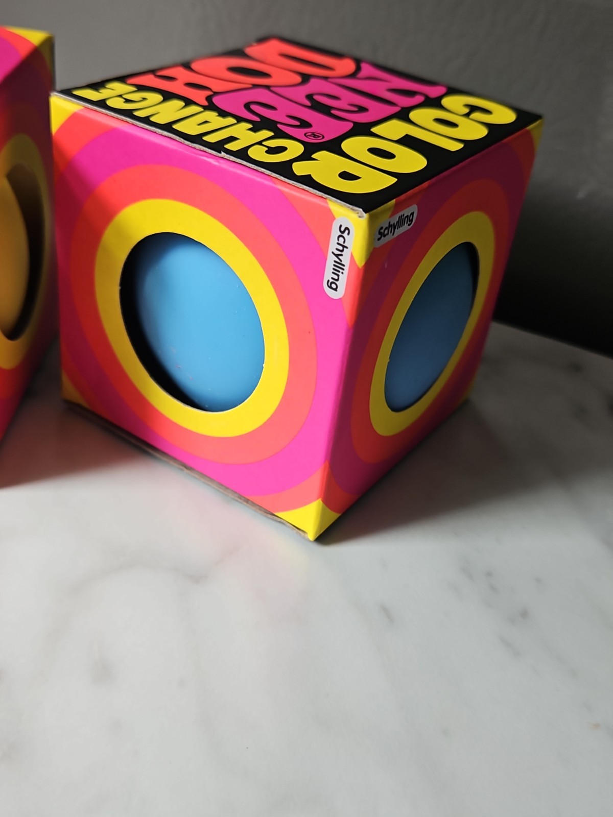 NEW NeeDoh Color Change Set of 2 Yellow & Blue Schylling Sealed Authentic