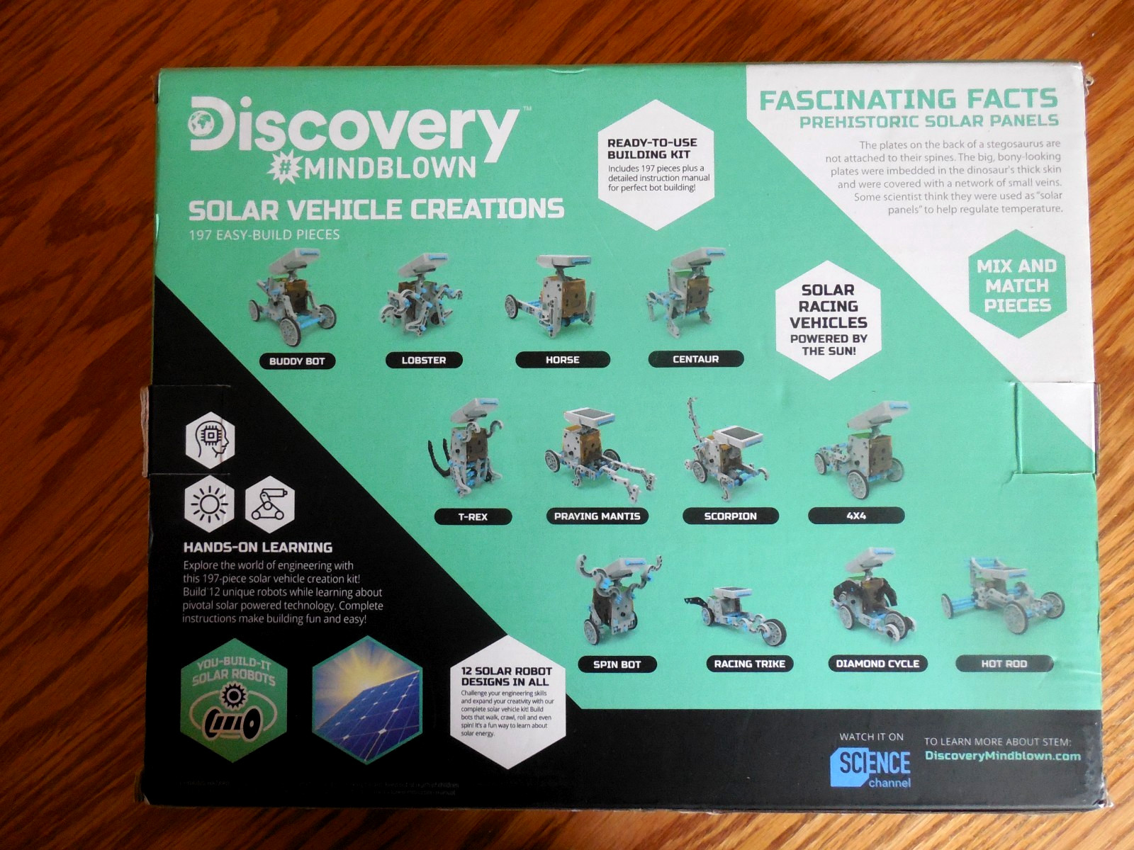 NEW Discovery #Mindblown “Solar Vehicle Creation” Kit w 197 Easy-Build Pieces