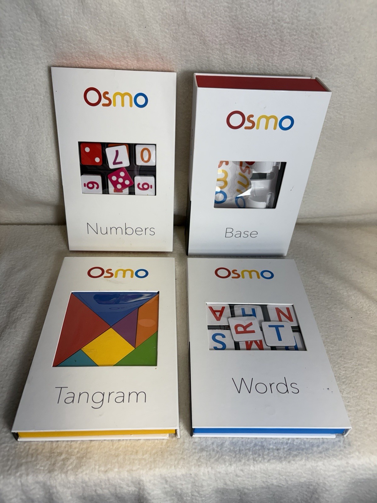 Osmo Genius Starter Kit for iPad Base, Numbers, Tangram, Words