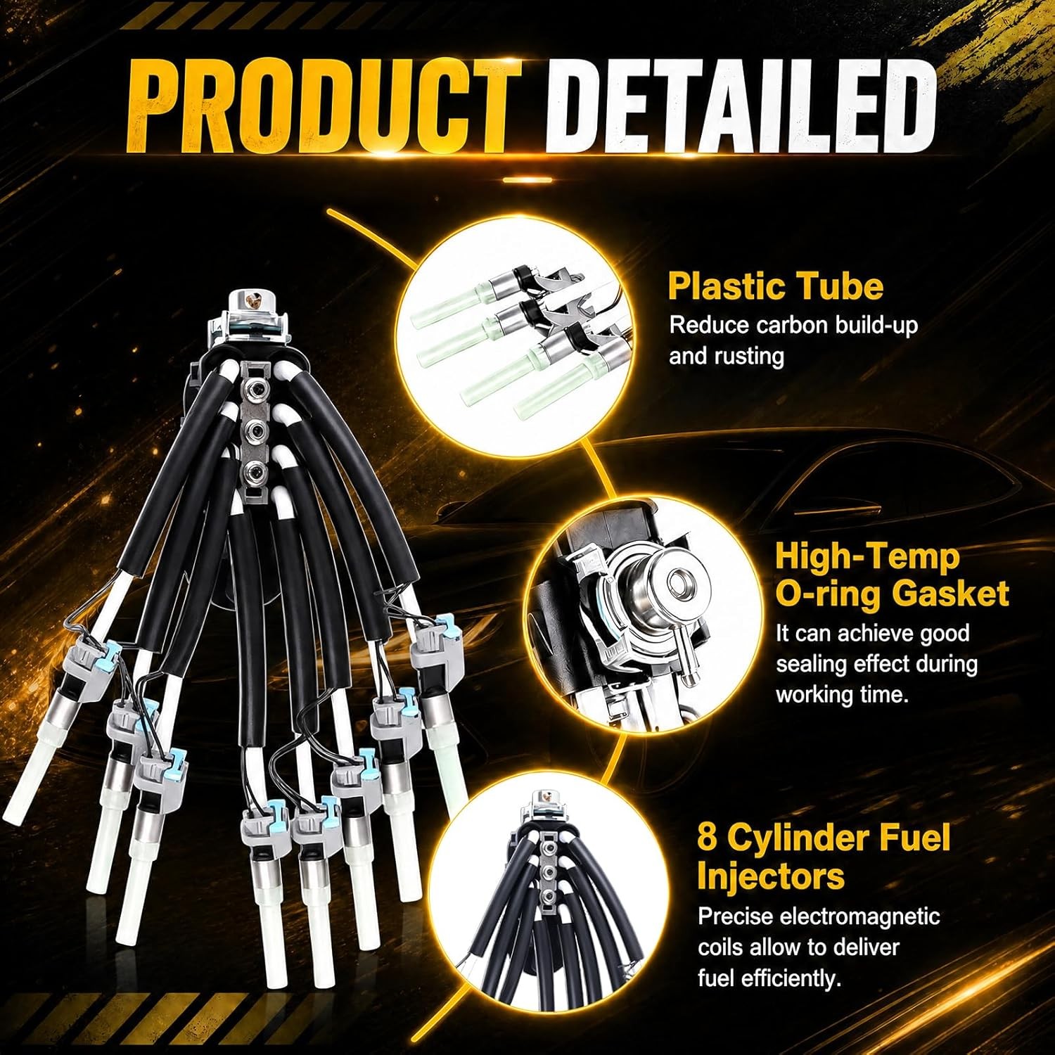 Spider Fuel Injector Assembly 89060440 for Chevy GMC C1500 K1500 5.0L 5.7L V8