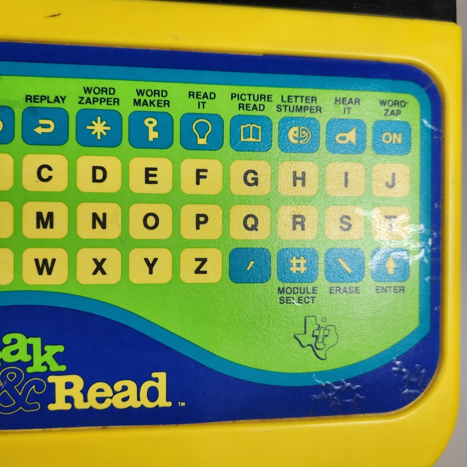 Vintage Texas Instruments Speak & Read Electronic Learning Toy – 1980 USA Made