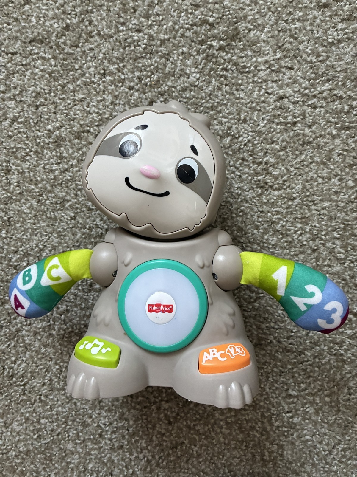 Fisher-Price Linkimals Smooth Moves Sloth Interactive Educational Toy FYK61 Work