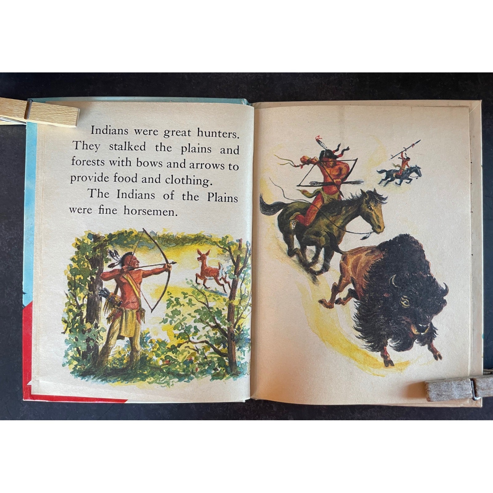 My Indian Book Rand McNally Publisher Start Right Elf Book Illustrated 1968