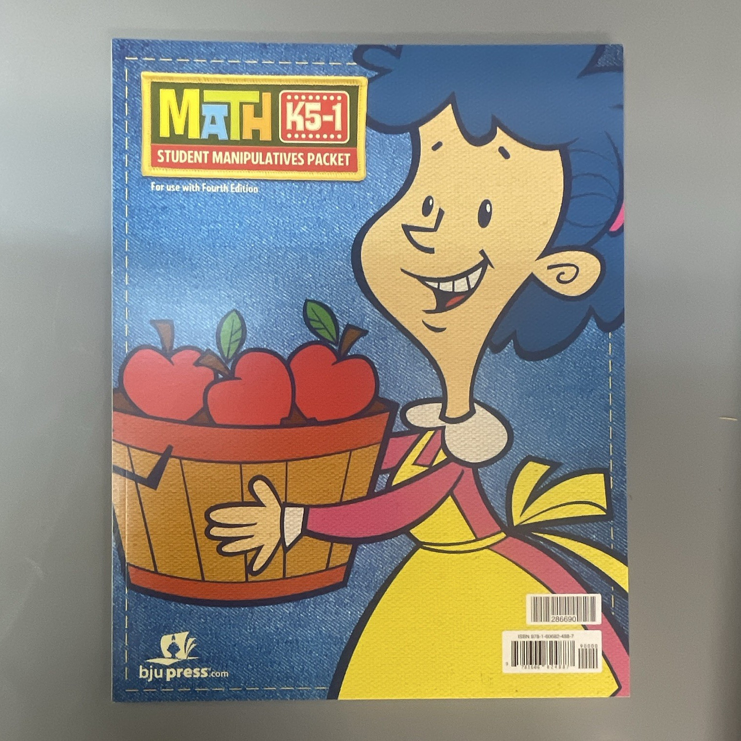BJU Press Math K5-1 Student Manipulatives Packet 4th Ed 2014 Ages 4-7