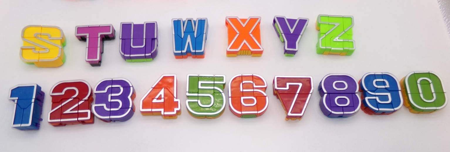 Alpha-Bots Transforming Alphabet & Numbers Numbers Complete Alphabet Incomplete