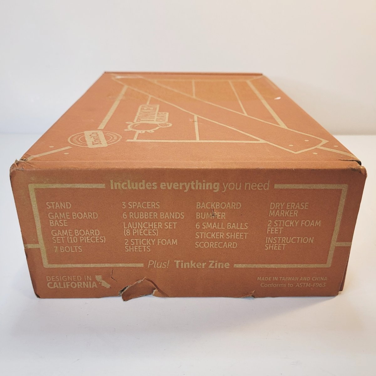 NEW Kiwi Co Tinker Crate Educational Kit – Make Your Own Arcade Catapult Toy
