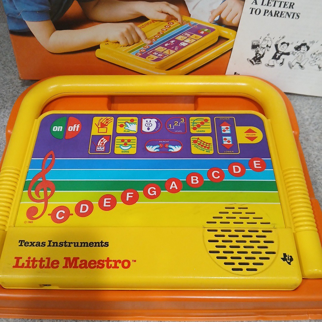 Texas instruments Little Maestro Music Concepts Tested Complete w Box & Manual!