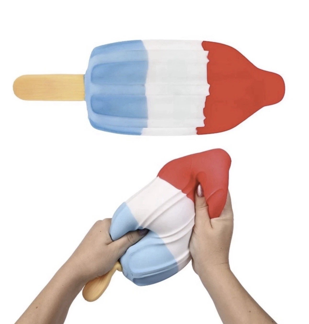 SUNNY DAYS Large Jumbo 11” Squishy Popsicle VIRAL Toy Sensory Fidget Ice Pop NEW