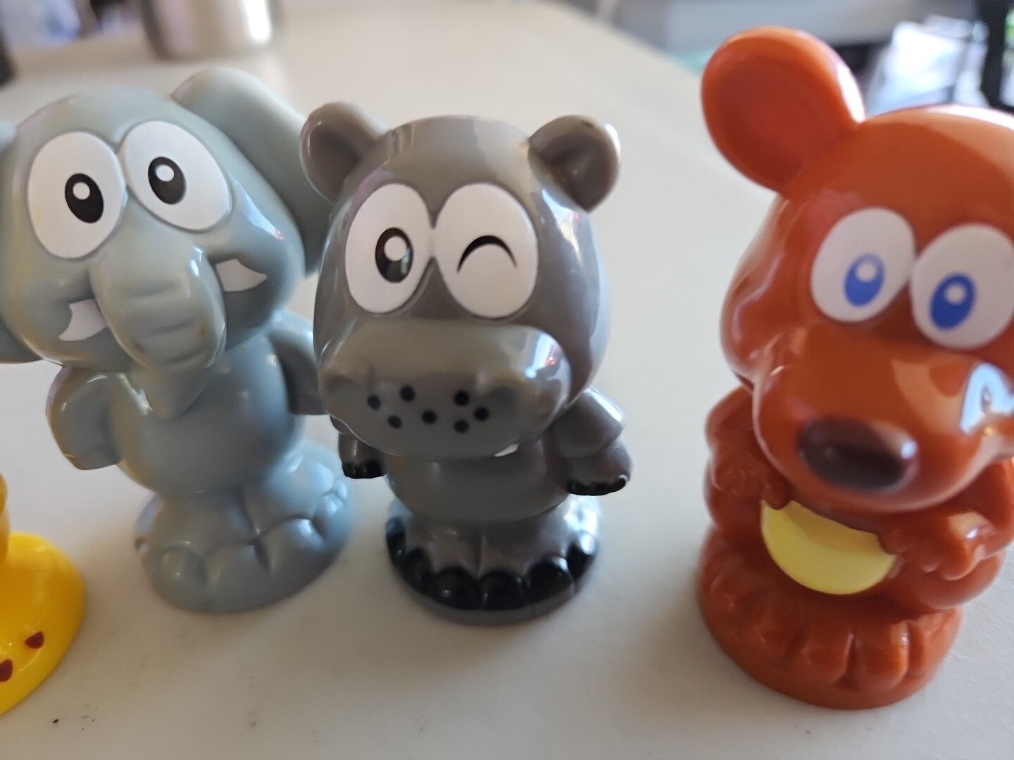 Vtech Smartville Alphabet Animal Replacement Interactive Plastic Figures 7 Lot
