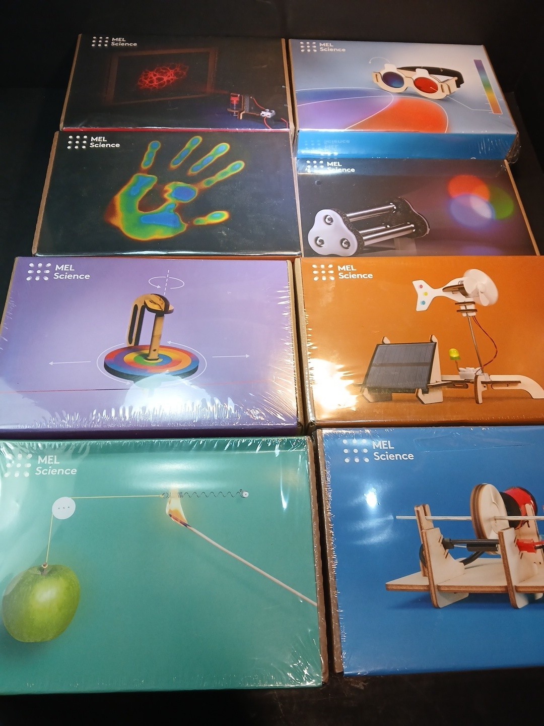 BRAND NEW Mel Physics Science Homeschool Kits – Lot of 8 Excellent Box Sets STEM