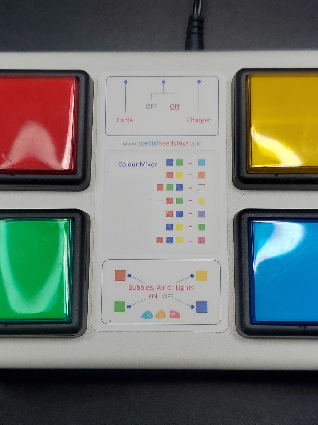 TFH Special Needs Big Button Control For Bubble Tube?