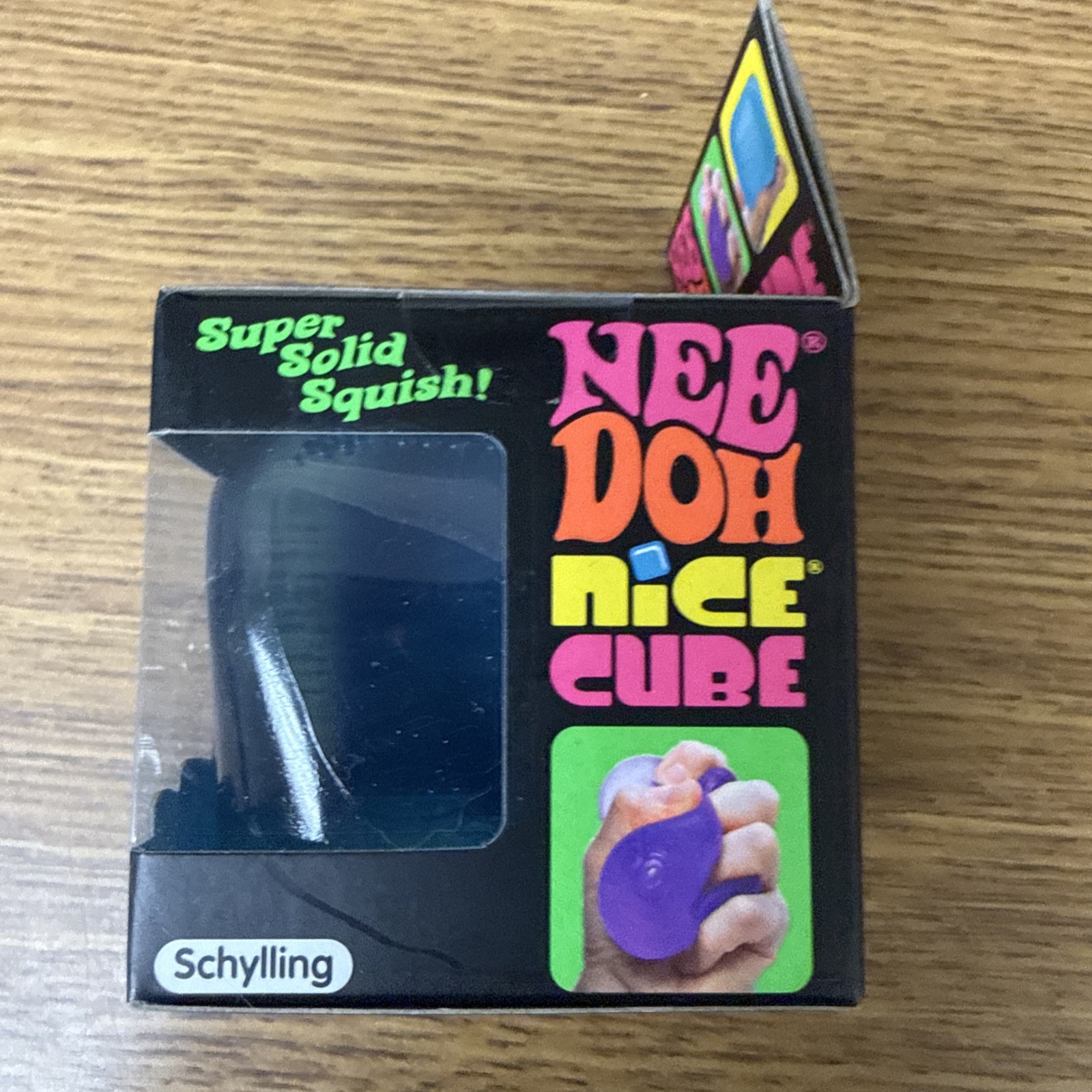 NeeDoh Nice Cube – Super Solid Squish! (Blue) – Brand New/Factory Sealed!