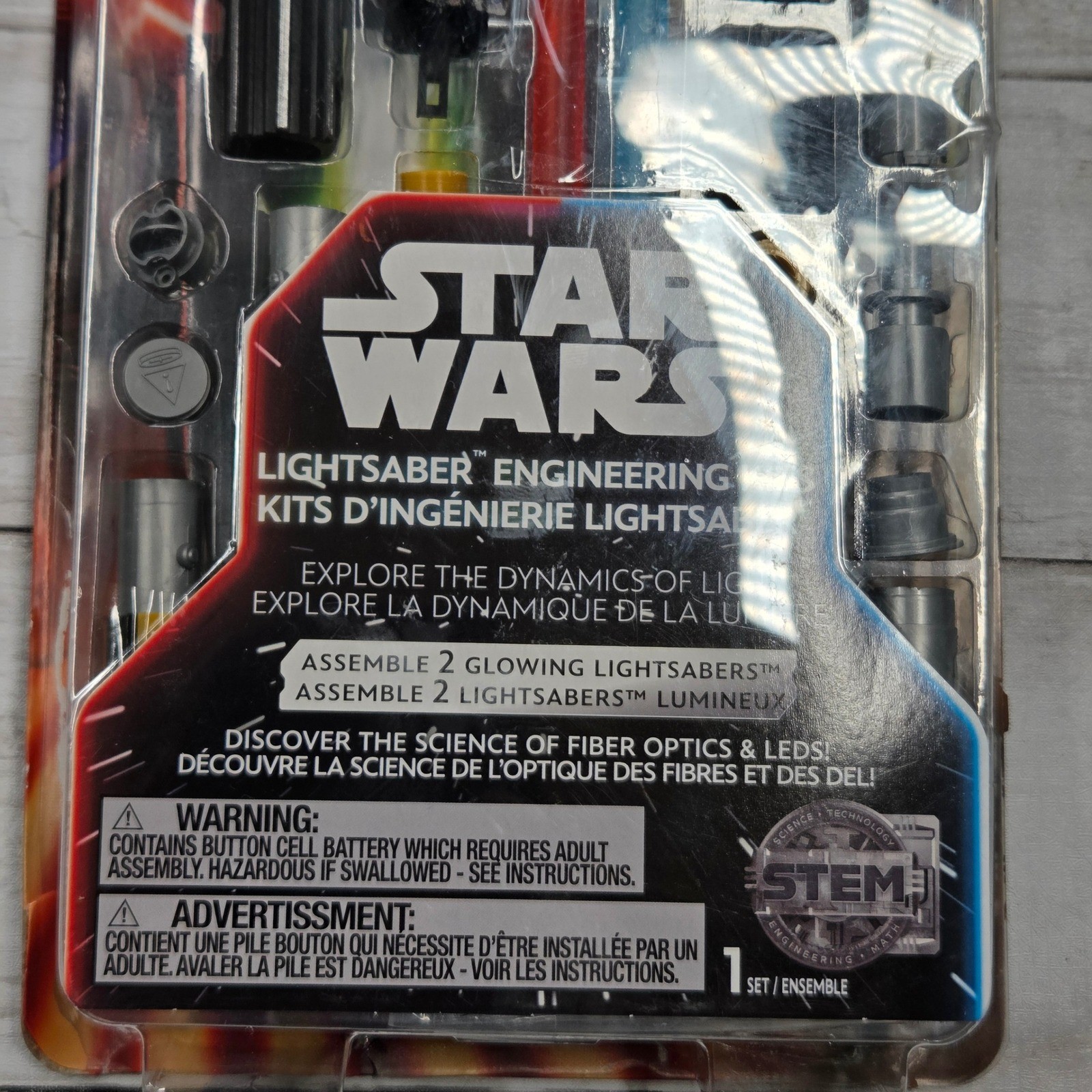 Star Wars Lightsaber Engineering Kit STEM Toy Kids LED Set