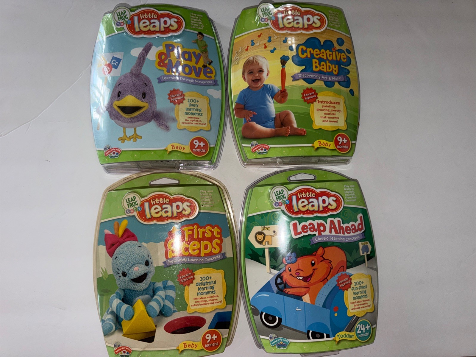 Leapfrog Baby Leap Frog Little Leaps Play & Move Creative Ahead First Steps NEW