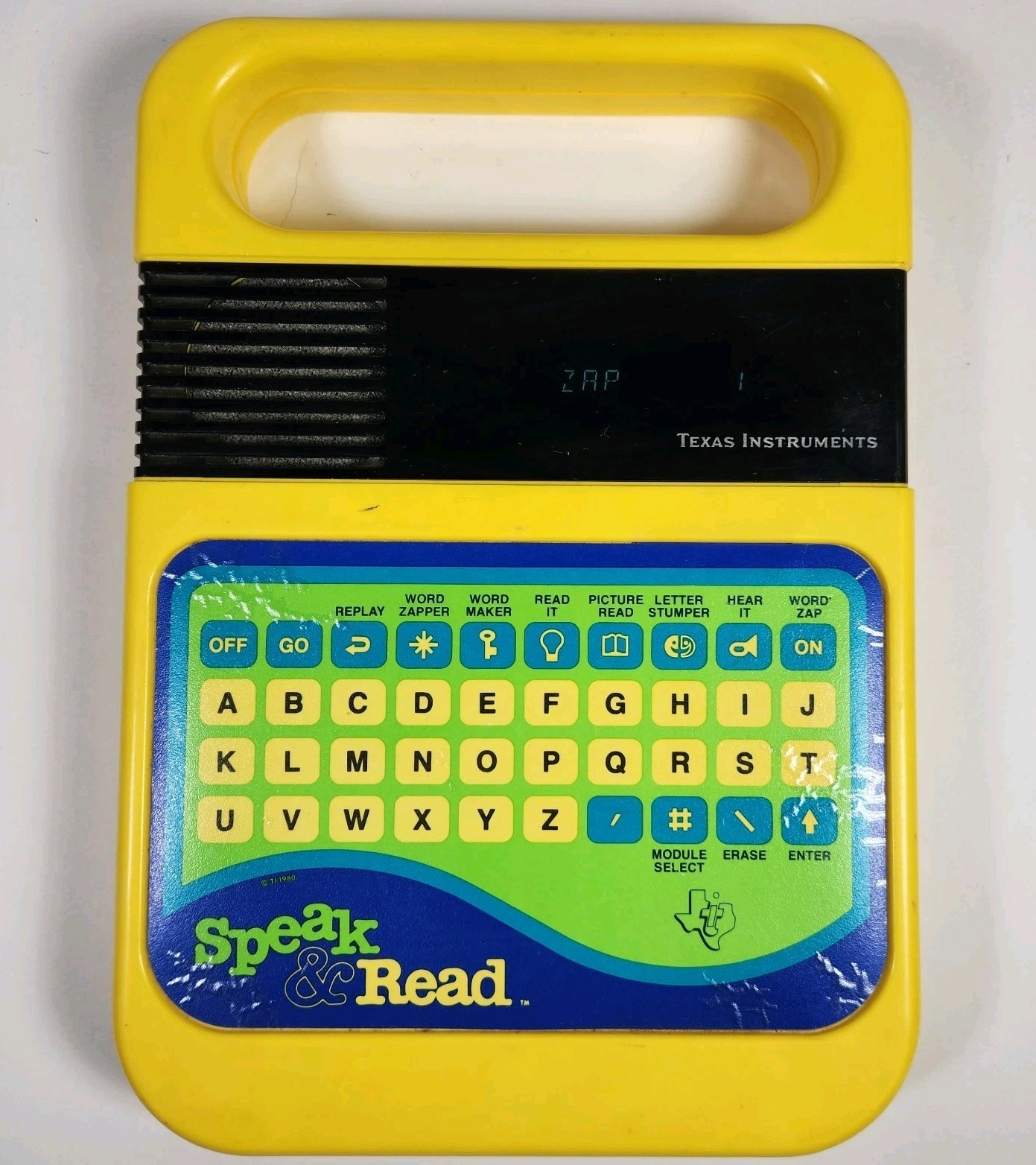 Vintage Texas Instruments Speak & Read Electronic Learning Toy – 1980 USA Made