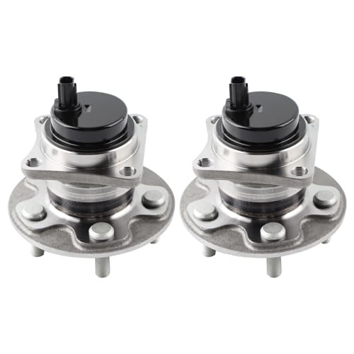 2 x Rear Wheel Hub Bearing Assembly w/ 5 Lug ABS Compatible with 2009-2018