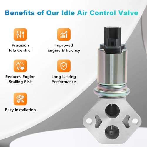 Idle Air Control Valve Compatible with 1997-2004 Ford Expedition F-150 4.6L