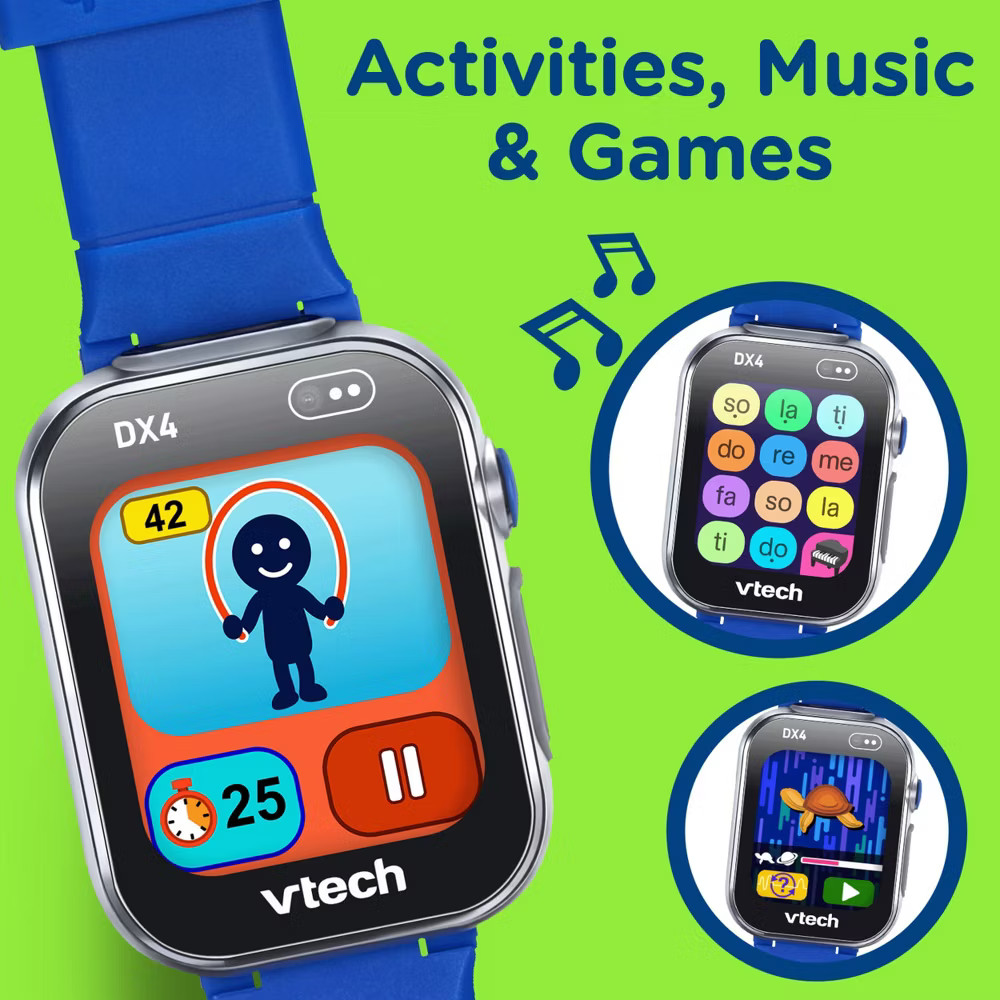 VTech KidiZoom Smartwatch DX4 : Sensory Development, Teaching Aid, No