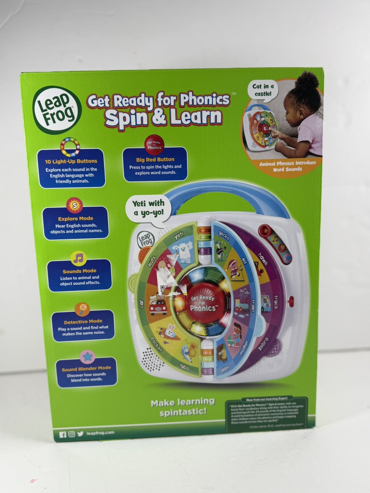 LeapFrog Get Ready for Phonics Spin & Learn Baby and Toddler Toys