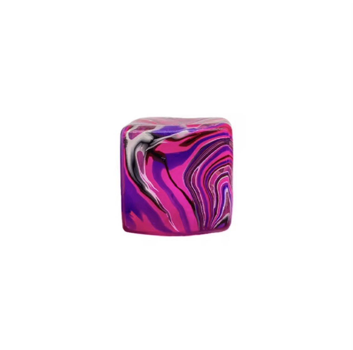 Nice Cube Swirl Pink/ purple Multicolor Super Solid Squish Squeeze