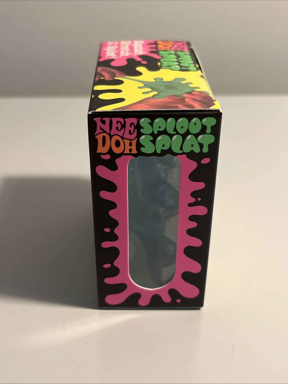 Schylling NeeDoh Sploot Splat Blue Tactile Squeeze & Stretch Toy, Age 3+