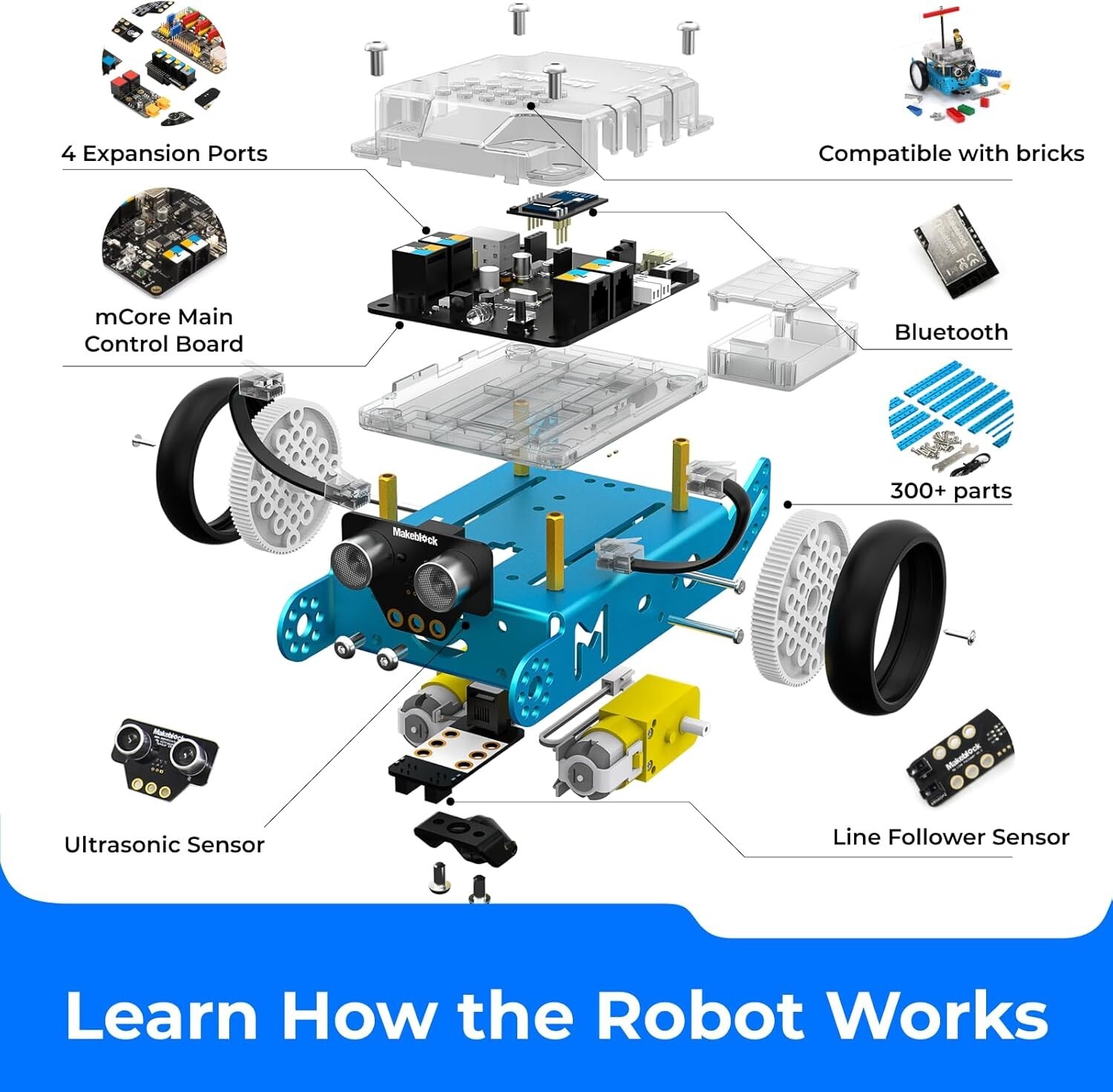 Programmable mBot Kit for Young Innovators – Ages 8+ STEM Education