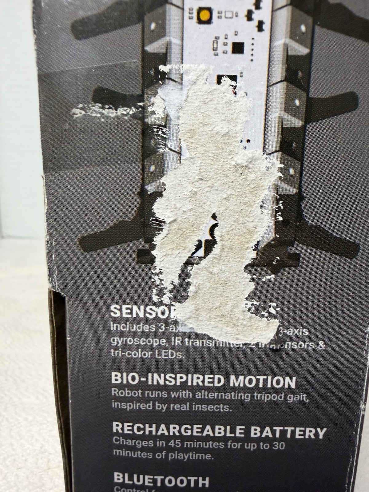 Kamigami Robots Scarrax Robotic Scorpion STEM Building Kit Open Box Unassembled