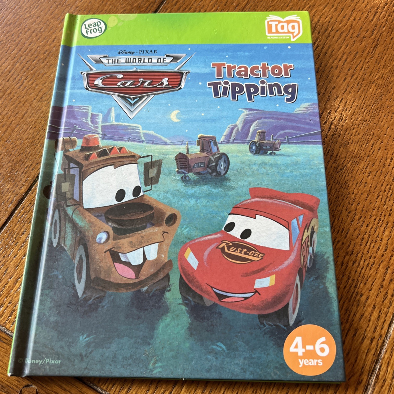 LeapFrog Tag Pen book — DISNEY PIXAR CARS: TRACTOR TIPPING
