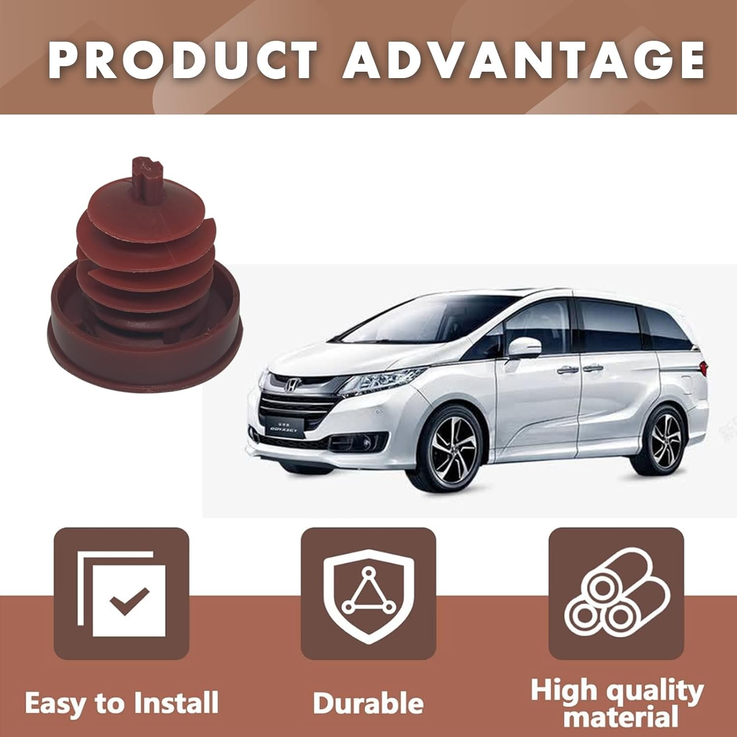 2-Pack Power Steering Reservoir Cap for Honda, Hydraulic Power Steering Reservoi
