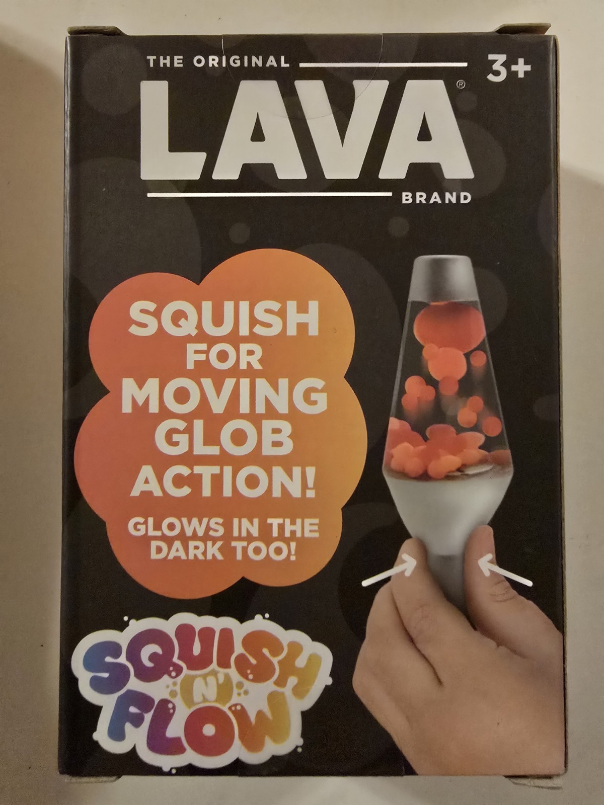 New SEALED Authentic Schylling Needoh Lava Lamp Squish N Flow Toy GREEN & BLUE