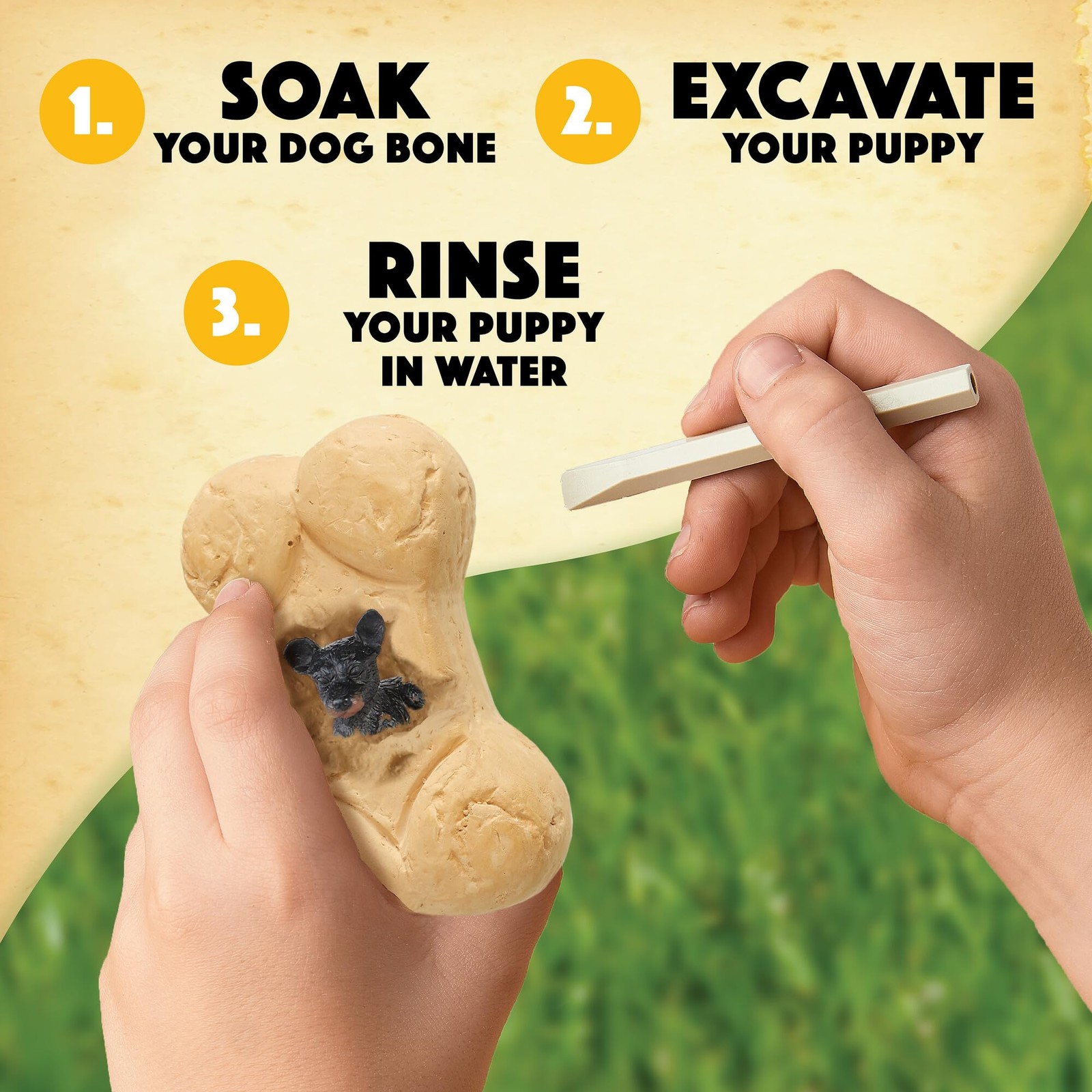 Dig it Up! Puppies Excavation Kit – Educational Toys for 4 and Up – Dig Kit w…