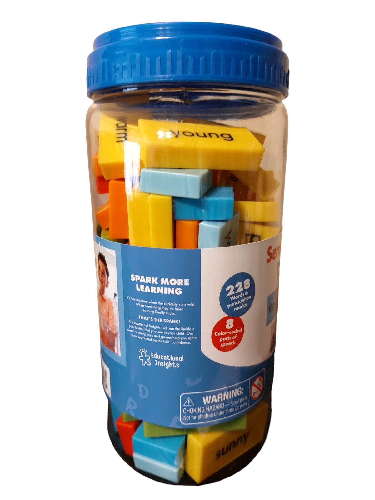 Educational Insights Sentence Building Dominoes 228 Words/Punctuations & More