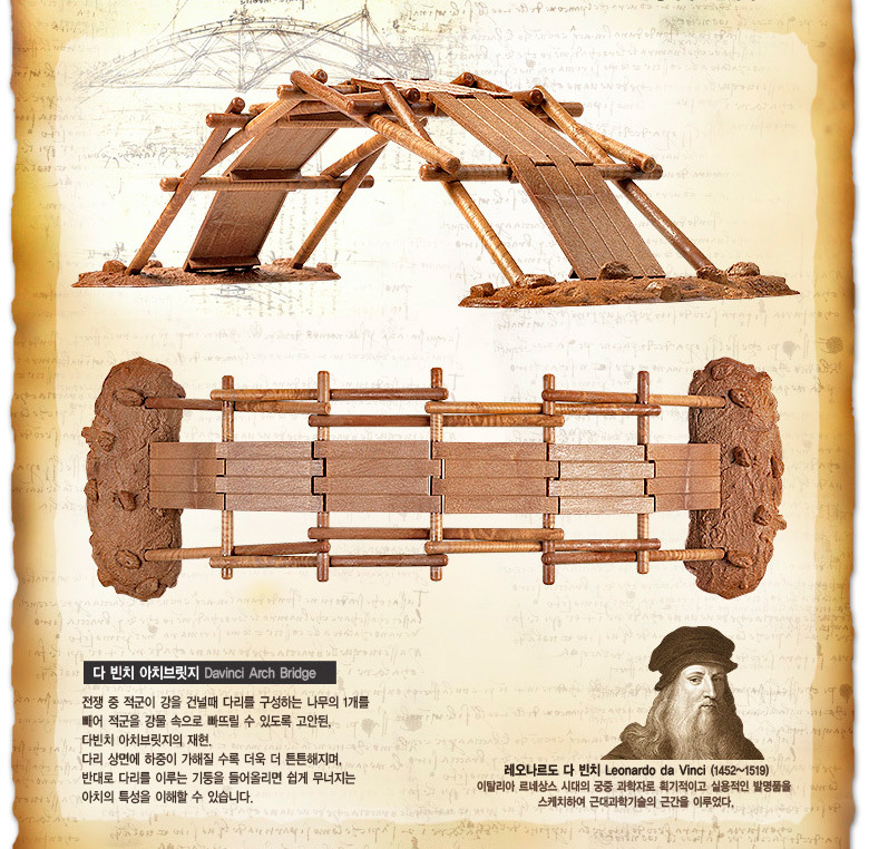 Da Vinci Arch Bridge ACADEMY Da Vinci Machines Series #18153A
