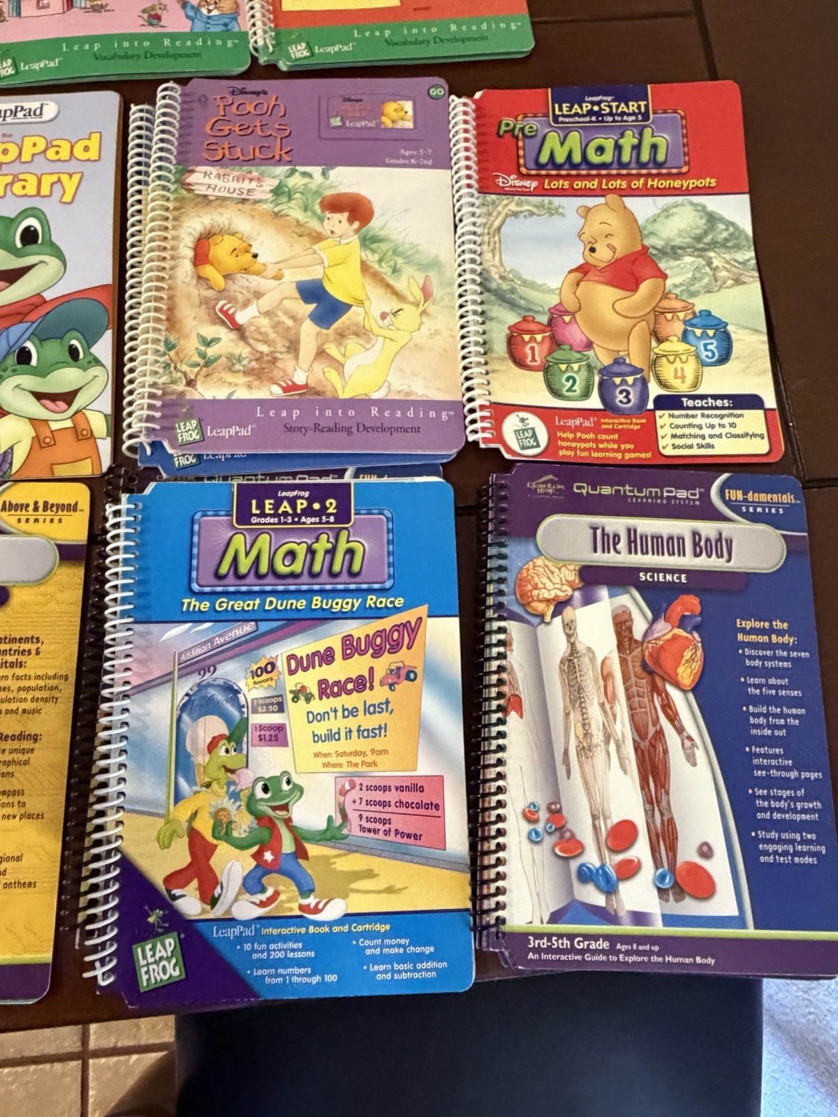 Lot of 14 Leap Frog Leap Pad Books ONLY – NO CARTRIDGES