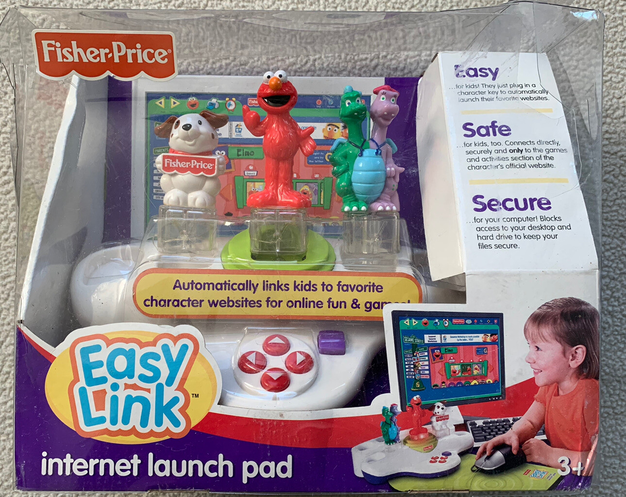 Fisher Price Easy Link Internet Launch Pad Elmo Sesame Street New 2007 Ages 3+