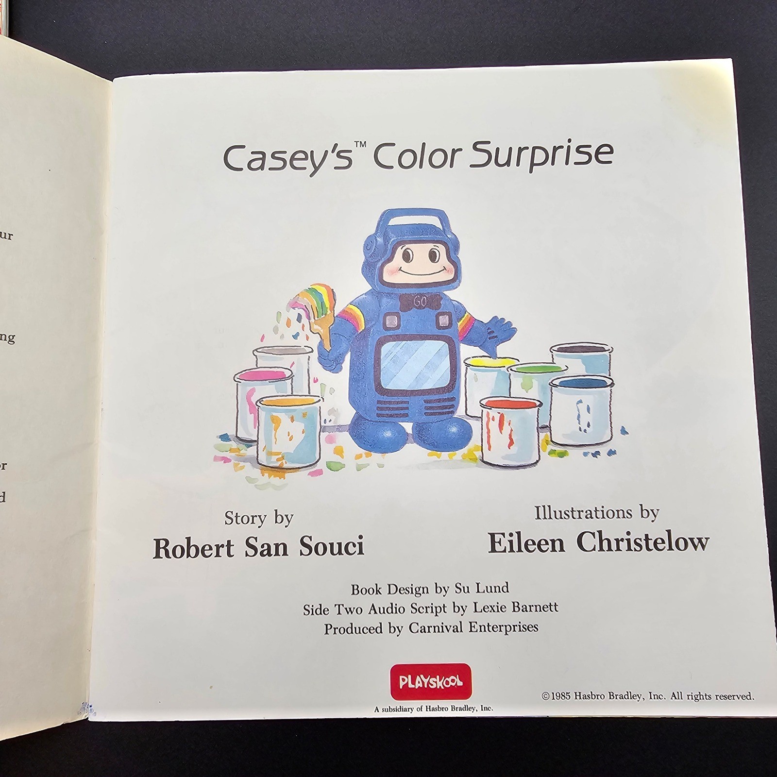 Playskool Casey Robot Childrens Early Learning Books Lot 3 Counting Color Friend