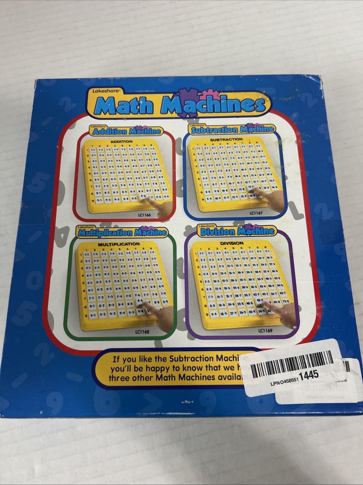 Lakeshore Learning Subtraction Machine LC1167 – Yellow 8.5″ x 9.5″ Pop-Up Math