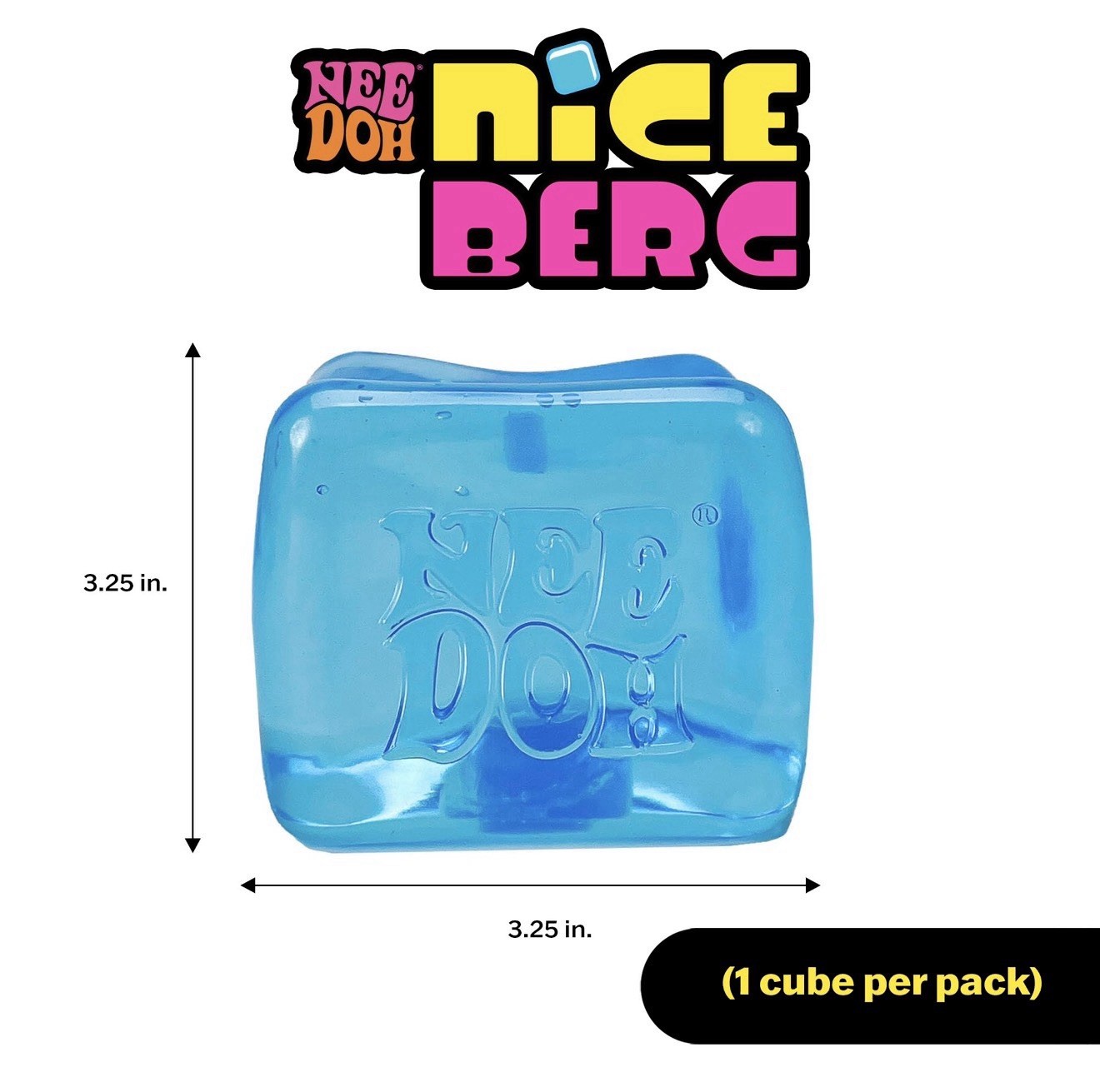 NeeDoh NICE BERG (BLUE) – Huge Jumbo – SEALED / BRAND NEW / AUTHENTIC‼️