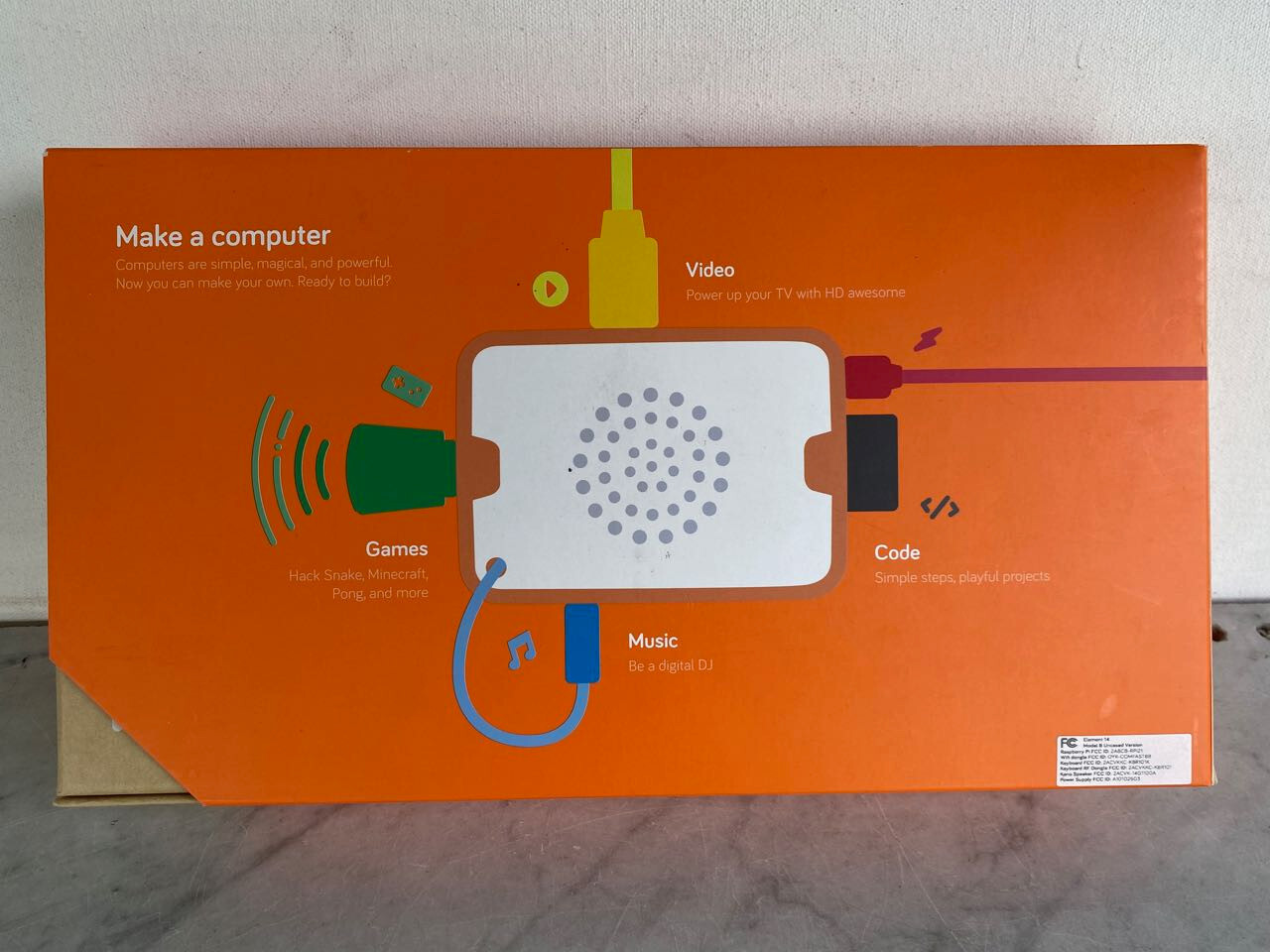 KANO Computer Kit for Children. RASPBERRY Pi. Tested Works Great