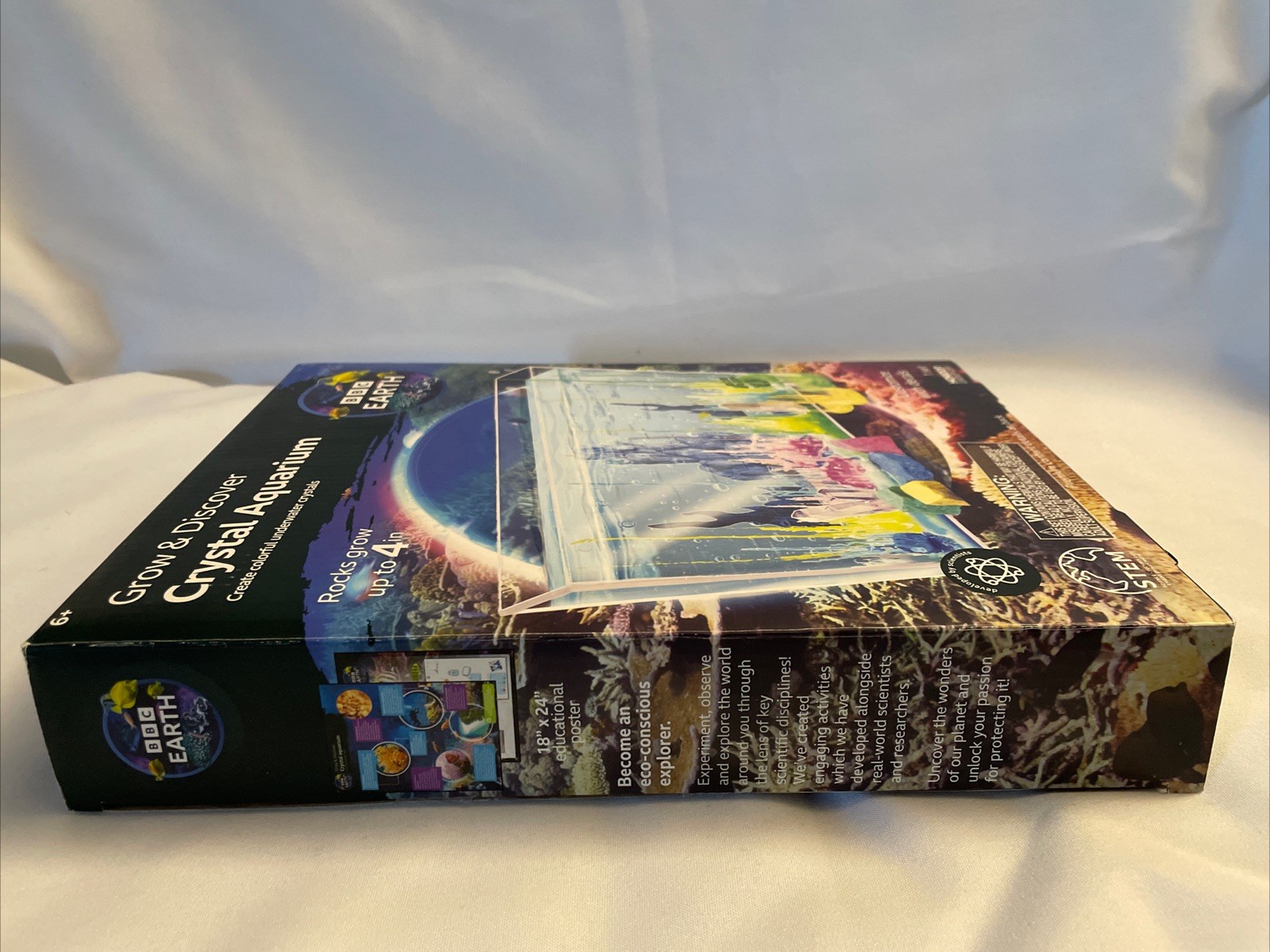 BBC Earth Grow & Discover Crystal Aquarium STEM Science Kit (Ages 6+)