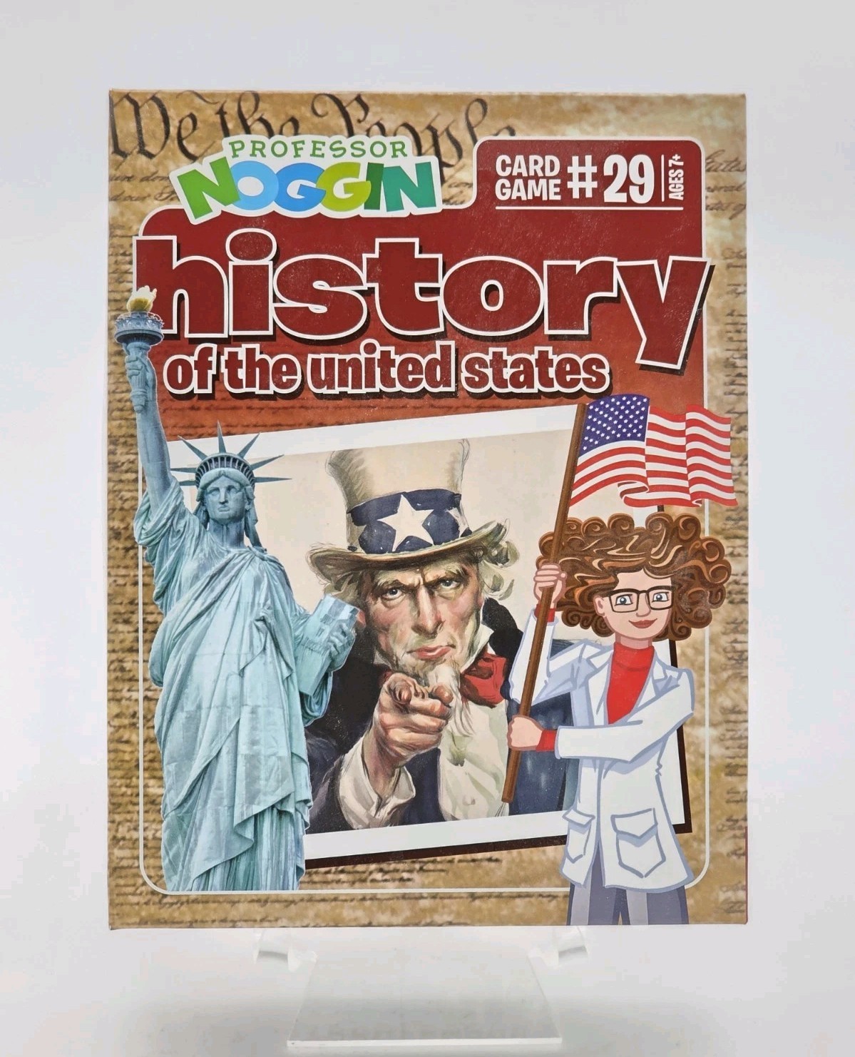 Professor Noggin’s History of the United States Card Game #29, New Open Box