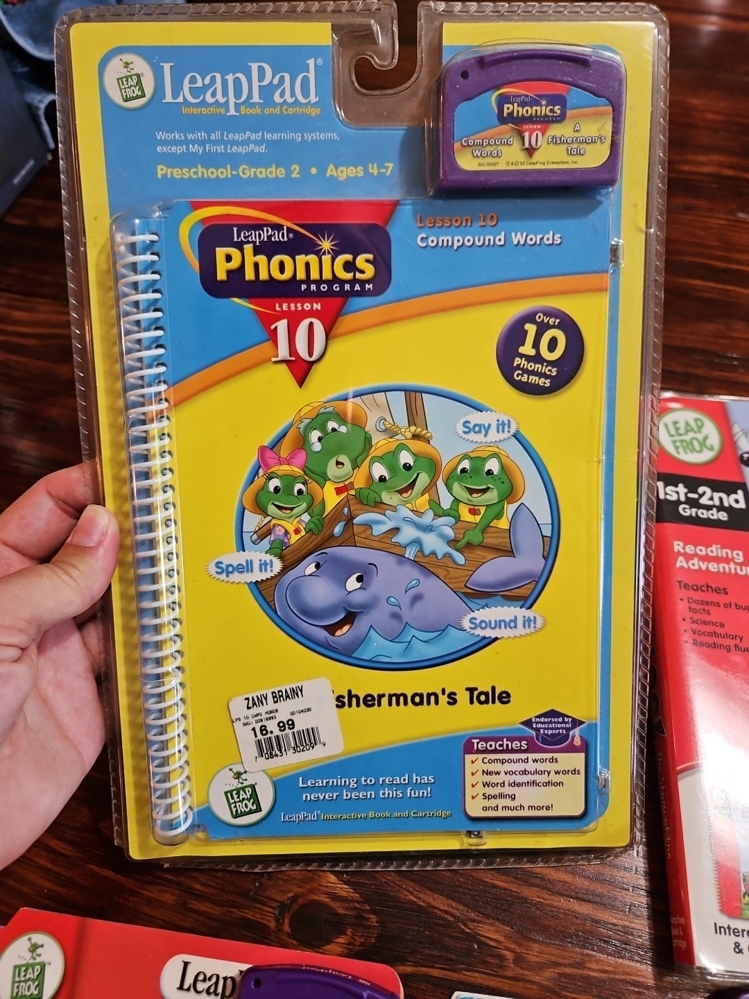 Leapfrog Leappad books and cartridges Lot Of 9 Reading Math Prek -3rd Grade