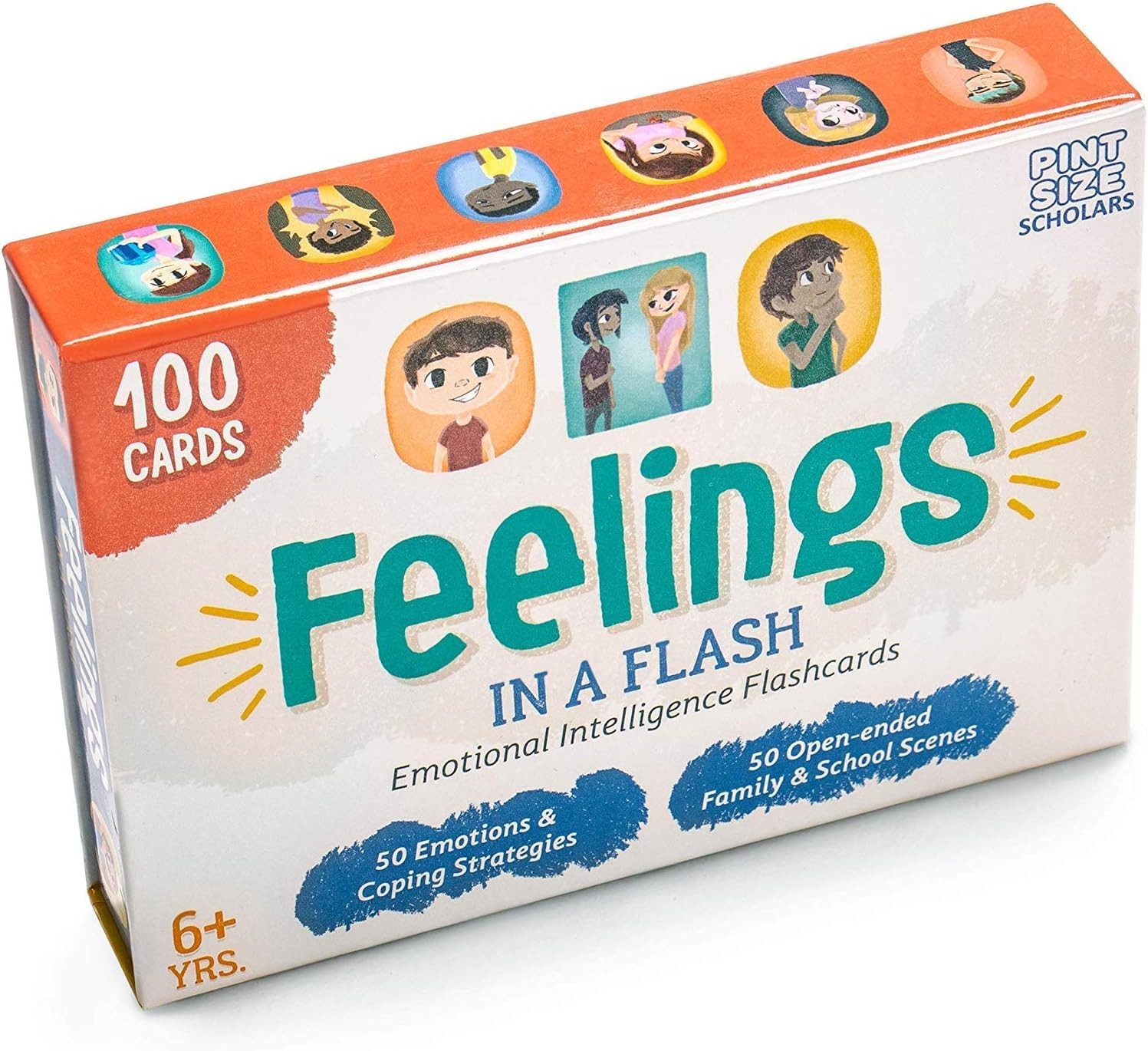 Emotional Intelligence Game for Kids – 50 Scenario & Reaction Cards
