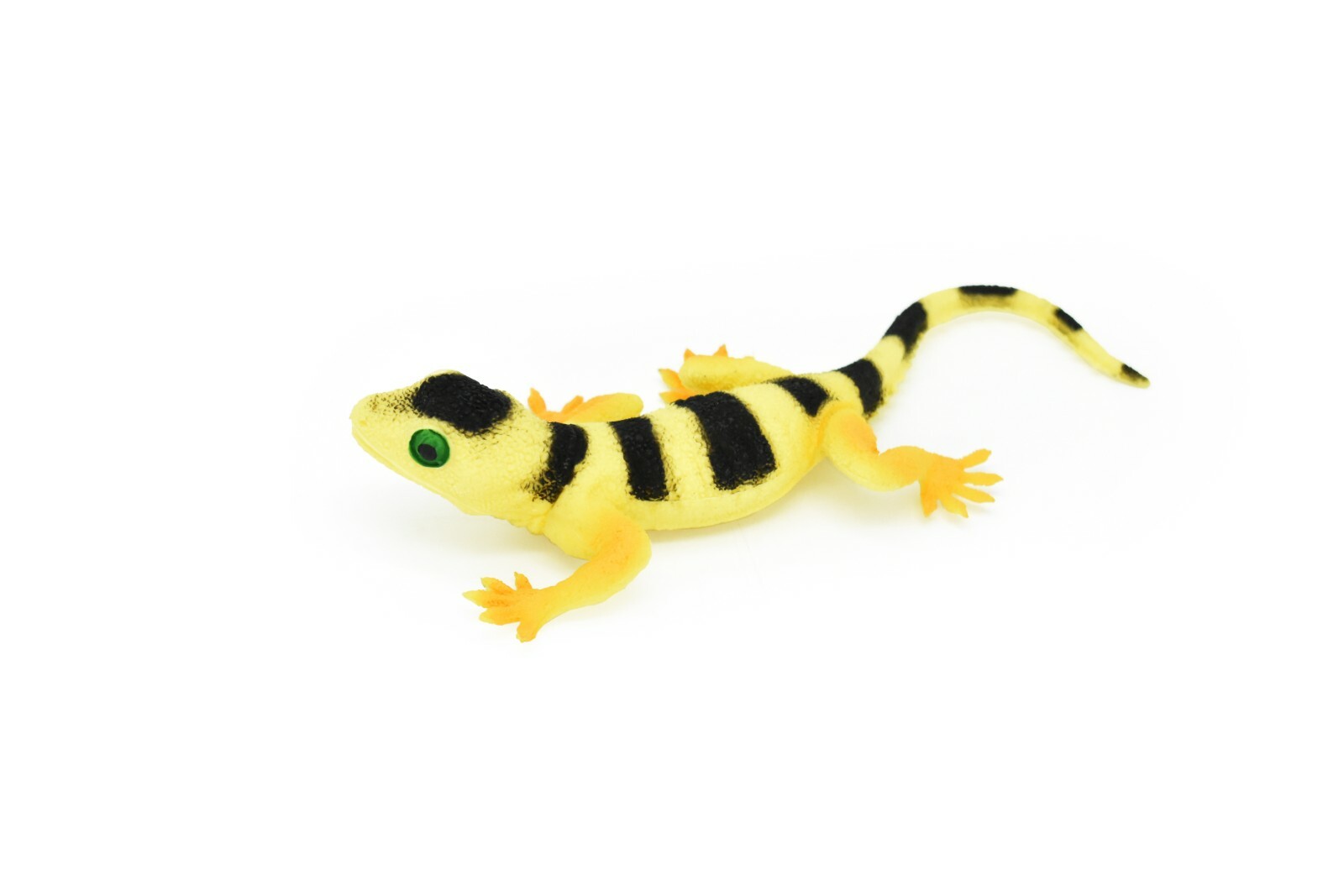 Gecko, Yellow Banded, Realistic Toy Model Plastic Replica 7″ F2050 B187