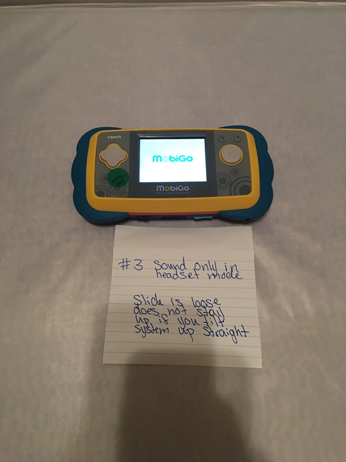 VTech MobiGo Touch Learning System Youth Educational #3 READ important